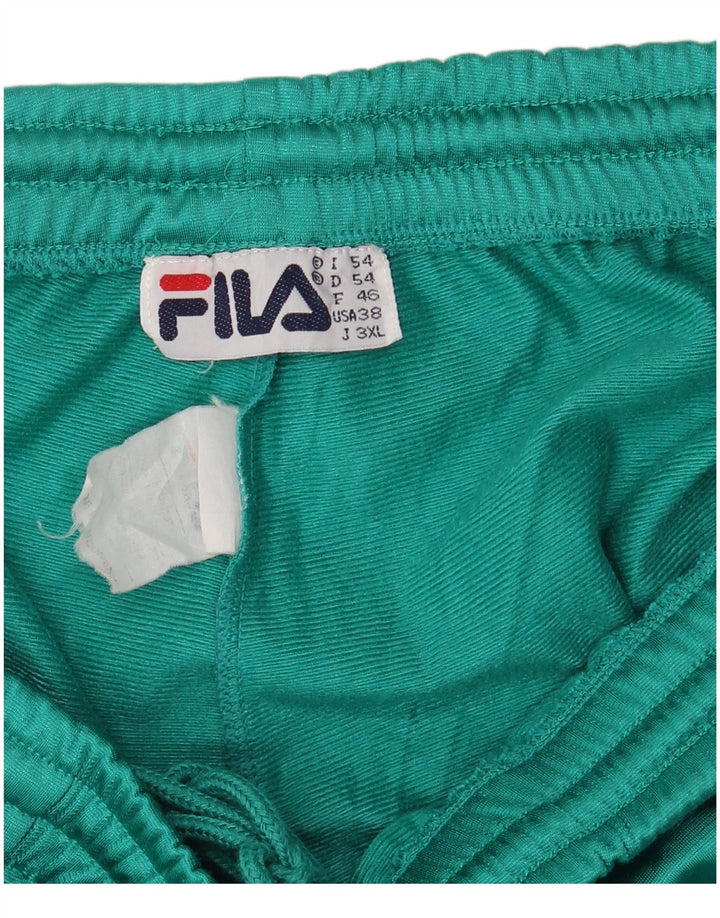 Męskie spodnie dresowe FILA Joggers IT 54 2XL w turkusowe paski