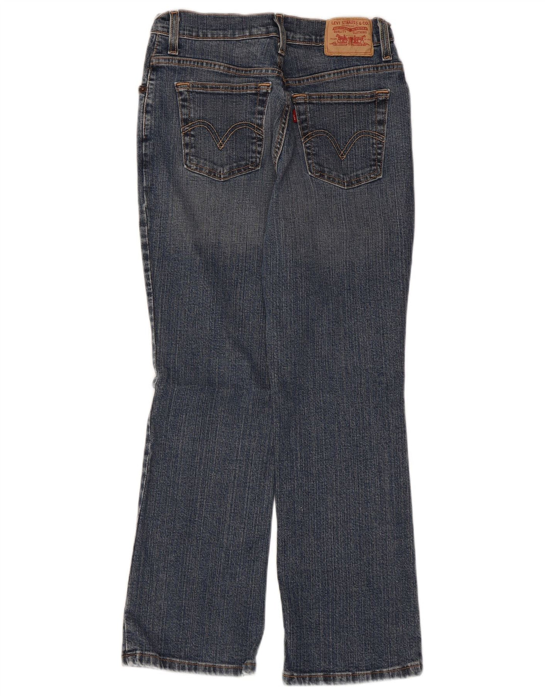 Damskie jeansy Levi's 550 Bootcut US 6 Medium W26 L26 Niebieska bawełna