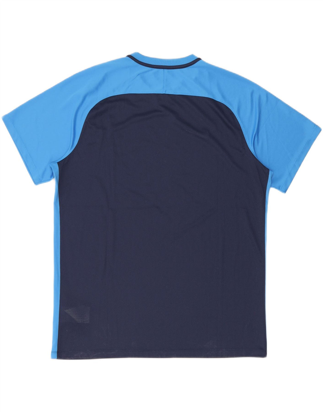 T-shirt męski Nike Dri Fit, 2XL, granatowy, poliester z blokami kolorów