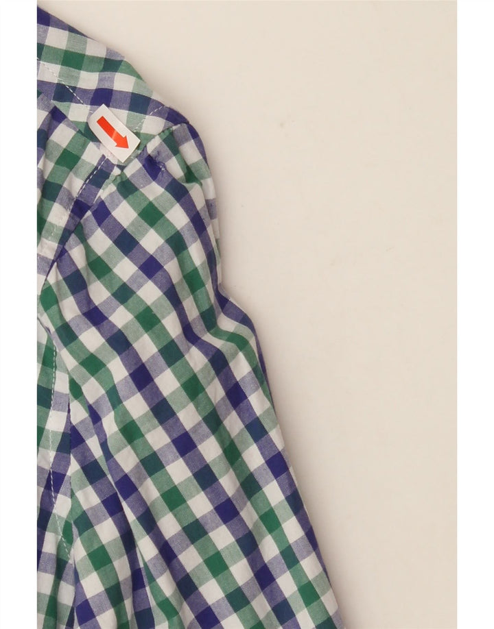 IZOD Womens Shirt UK 16 Large Green Check Cotton Vintage Izod and Second-Hand Izod from Messina Hembry 