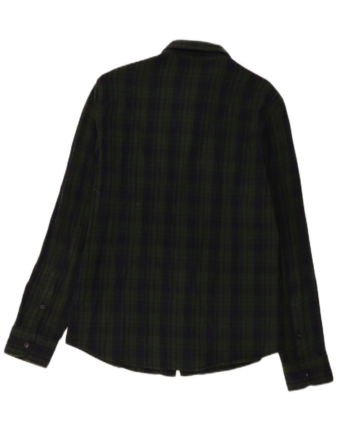 Męska koszula flanelowa Lee Slim Fit, duża, bawełniana w zieloną kratkę