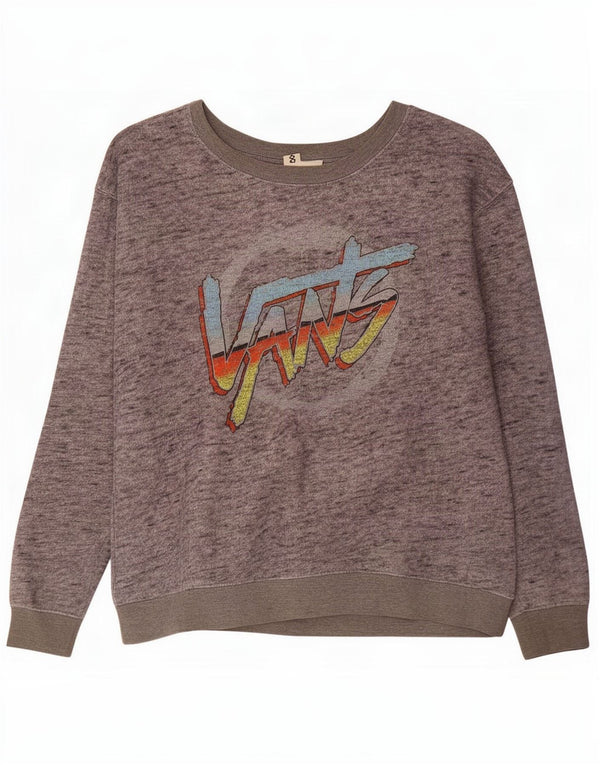 Damska bluza dresowa Vans Graphic UK 14, średnia szara, nakrapiana bawełna