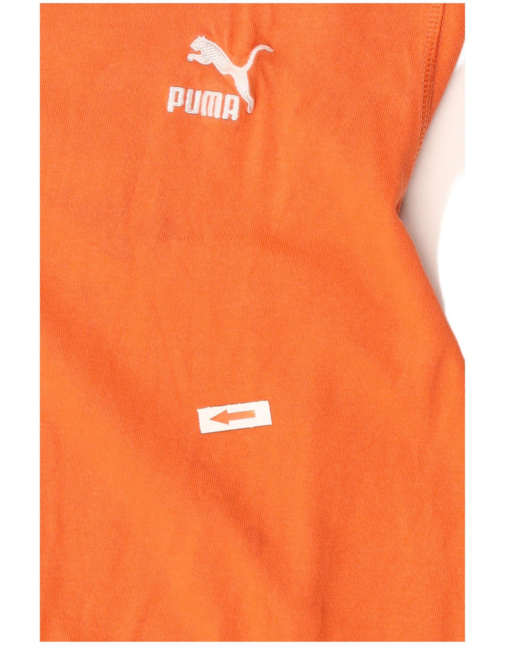 Męska koszulka Puma Top, średnia, pomarańczowa bawełna