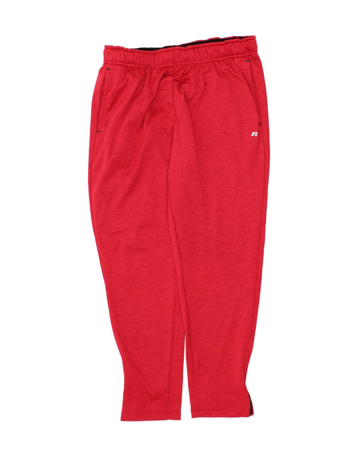 RUSSELL ATHLETIC Mens Dri-Power Tracksuit Trousers Medium Red Polyester Vintage Russell Athletic and Second-Hand Russell Athletic from Messina Hembry 