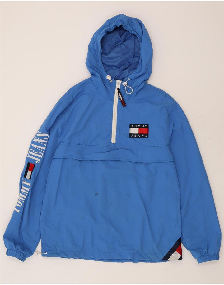 Męska kurtka Anorak z kapturem i grafiką Tommy Hilfiger UK 38 Medium Blue
