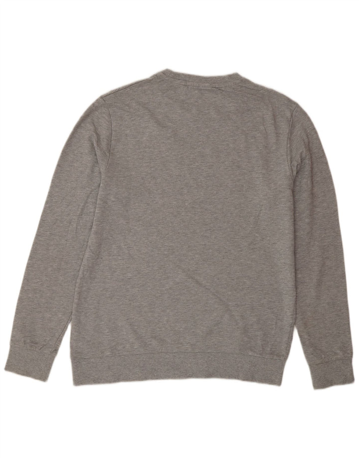 Męska bluza dresowa Jack & Jones, duża, szara, nakrapiana bawełna