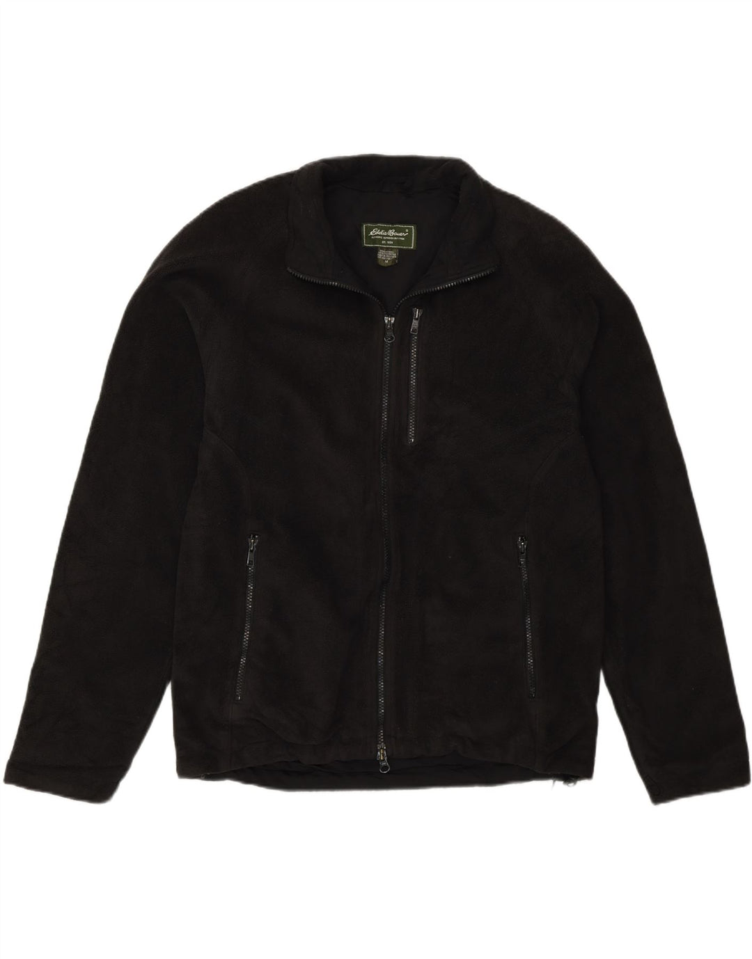 Męska kurtka polarowa Eddie Bauer UK 38, średni czarny poliester