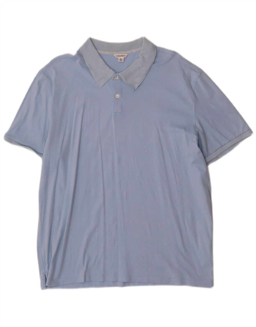 Męska koszulka polo Calvin Klein XL, niebieska, bawełniana