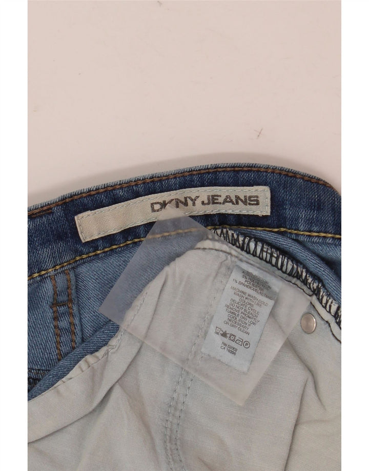 Dżinsy damskie Dkny Soho Flared W32 L32 Niebieskie bawełniane