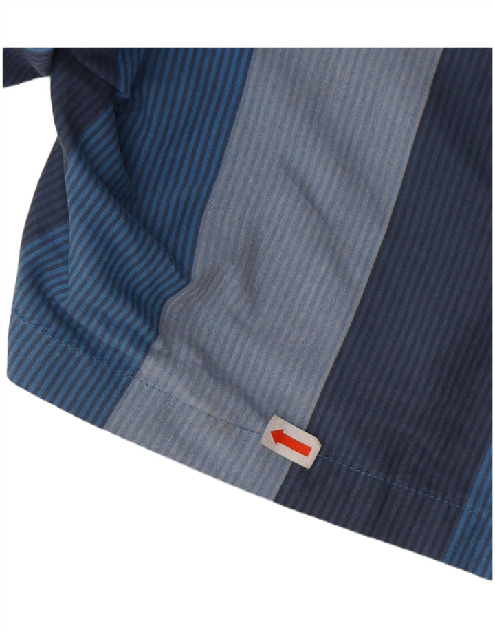 Męskie spodenki kąpielowe Lacoste, rozmiar 8, 3XL, bawełniane, niebieskie paski