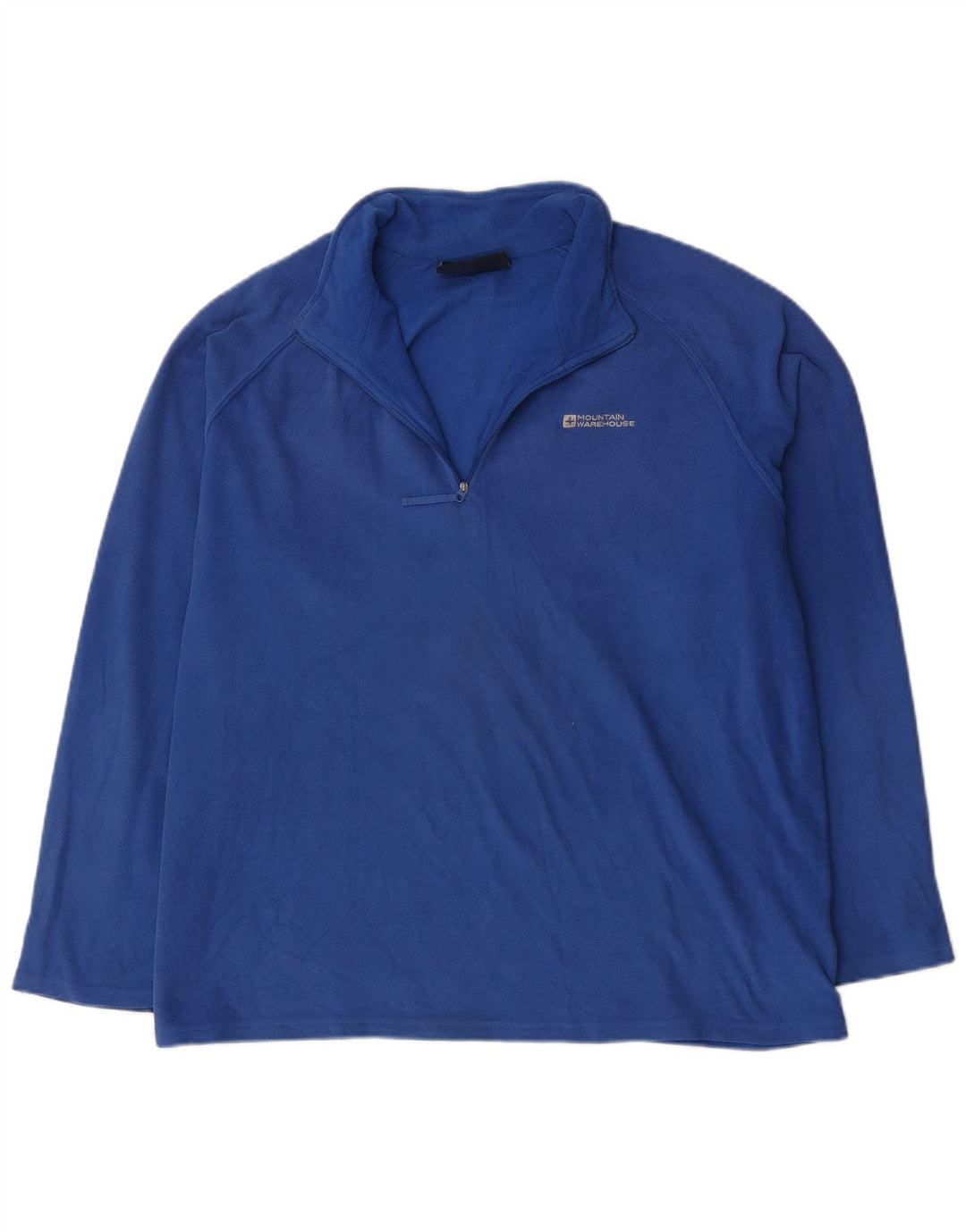 Męski sweter polarowy Mountain Warehouse z zamkiem błyskawicznym XL, niebieski, poliester