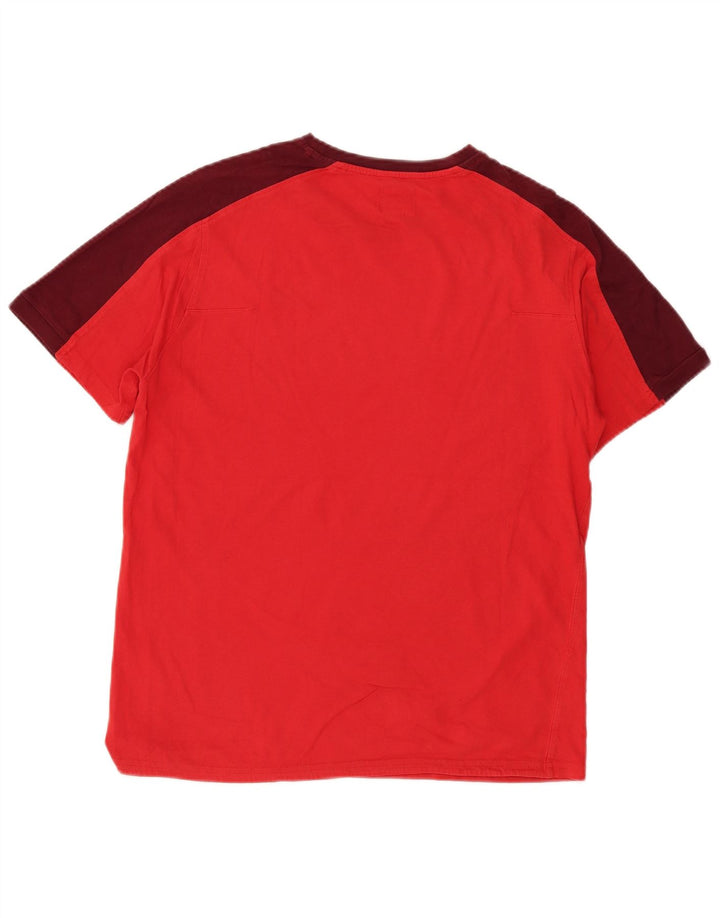 T-shirt męski Umbro, duży, czerwony, blok kolorów