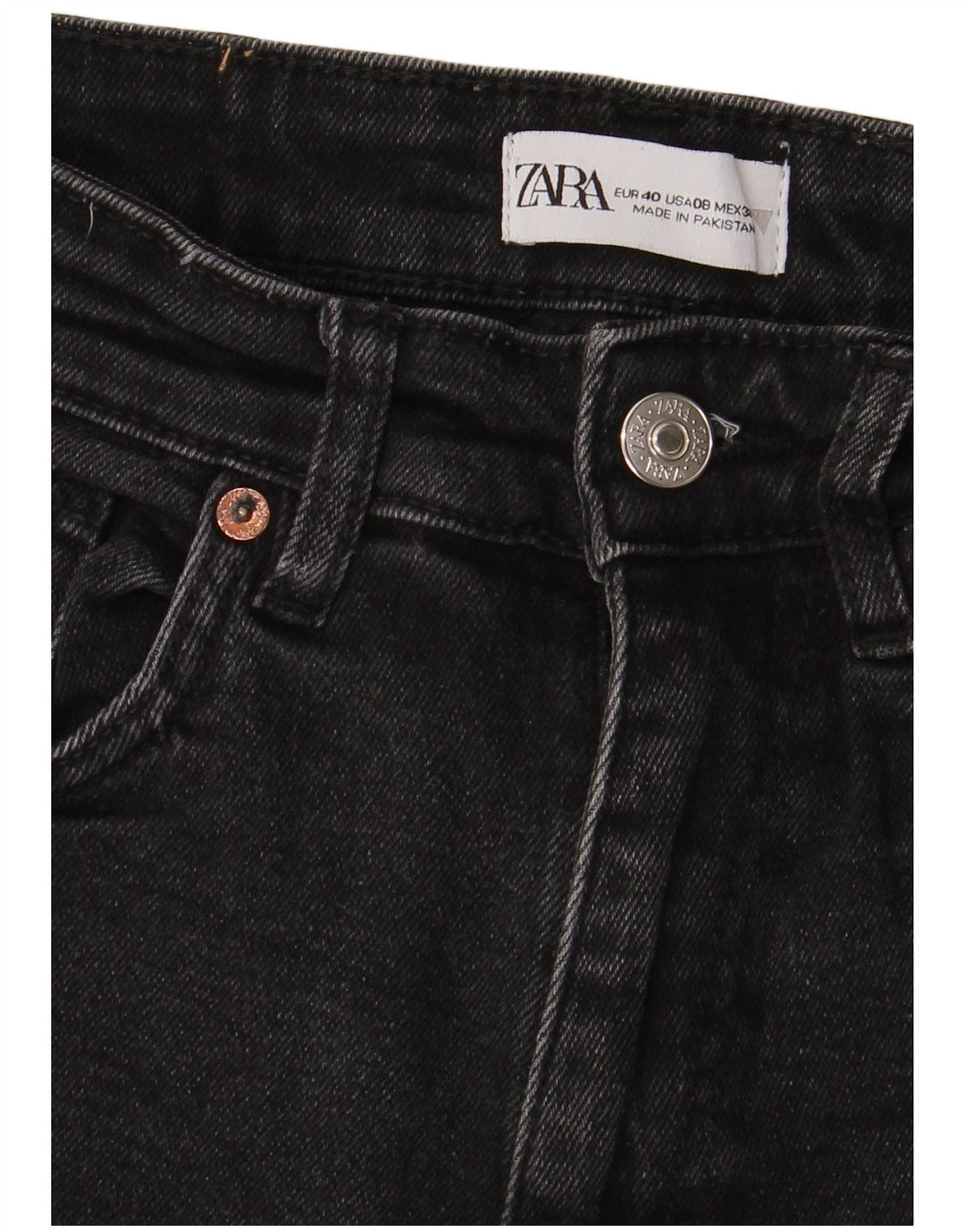 Damskie jeansy skinny Zara EU 40 Medium W30 L26 czarne