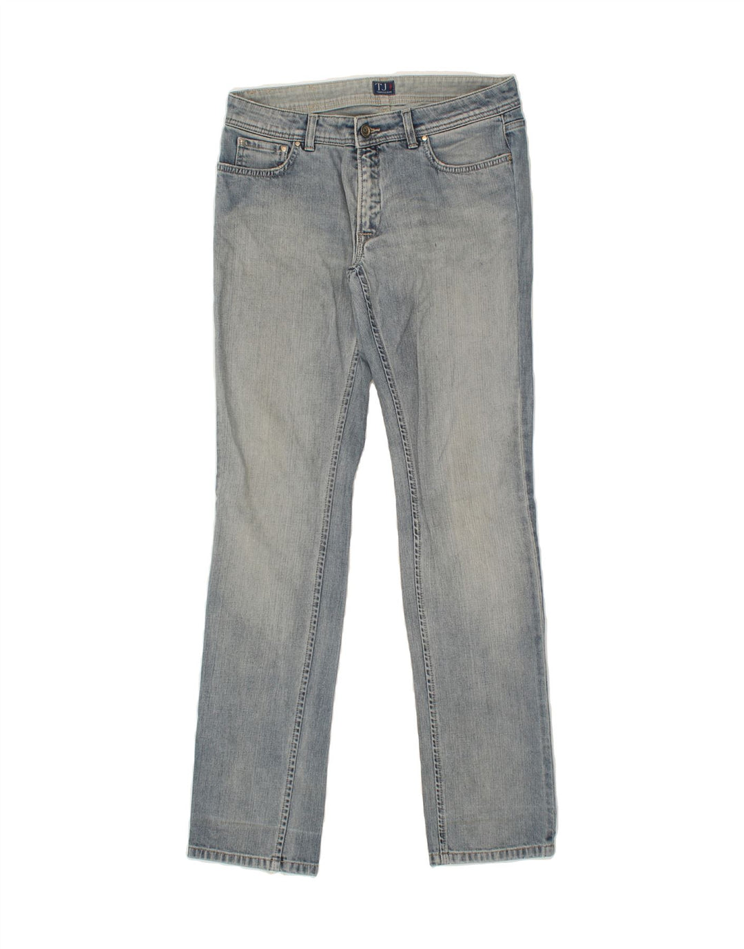 TRUSSARDI Womens Slim Jeans W32 L33 Blue Cotton Vintage Trussardi and Second-Hand Trussardi from Messina Hembry 