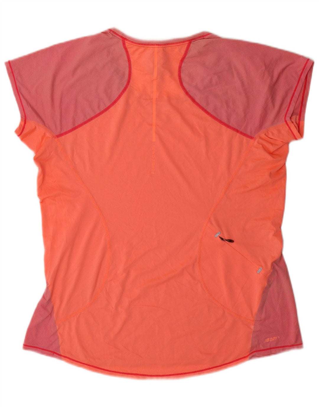 Koszulka damska NEW BALANCE Top UK 18 XL, różowy nylon z blokami kolorów