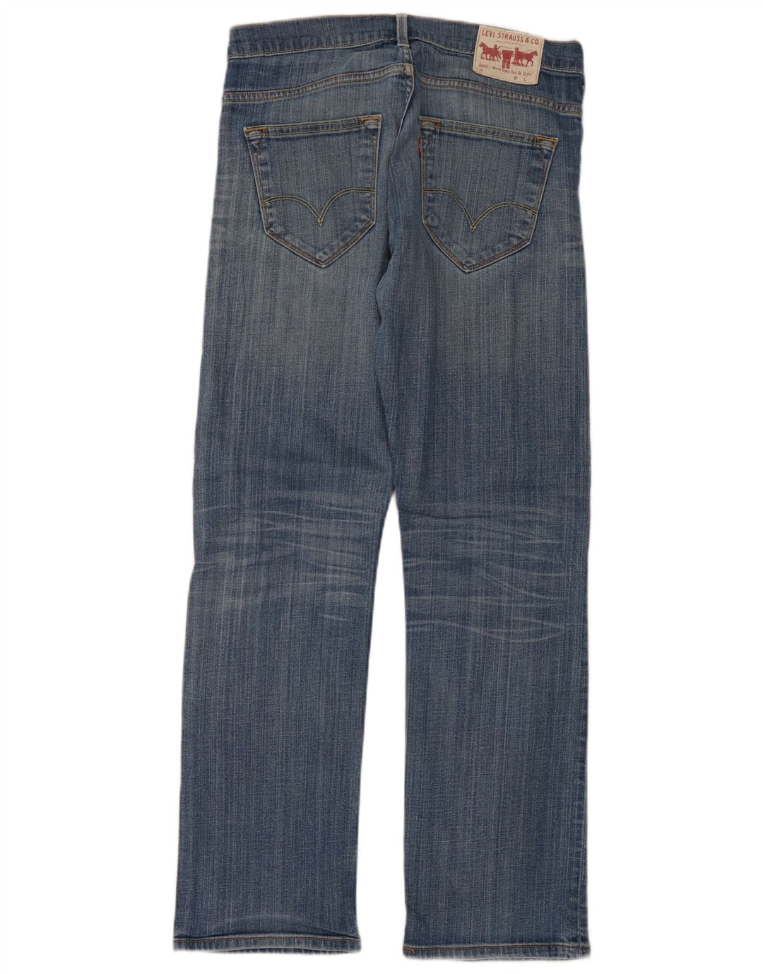 Męskie proste dżinsy Levi's W32 L32 Niebieskie bawełniane