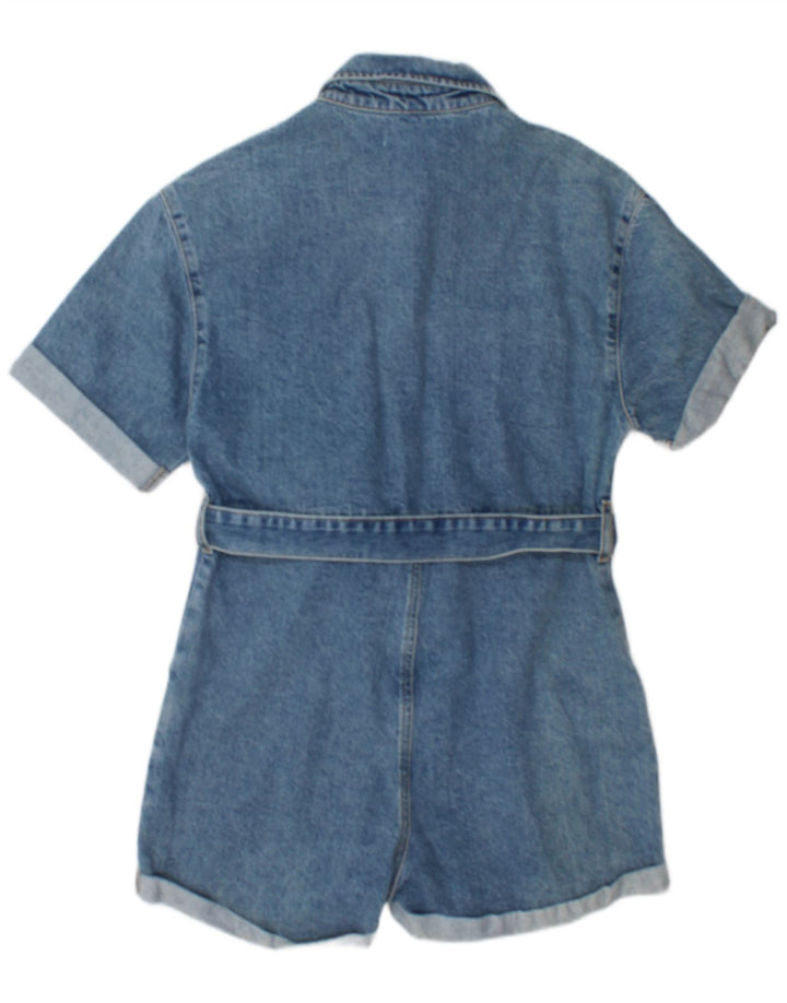 Damski kombinezon jeansowy Topshop UK 10, mały, niebieski, bawełniany