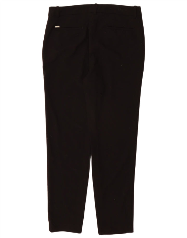 Damskie spodnie typu chino DKNY US 6 Medium W32 L29 Czarny poliester