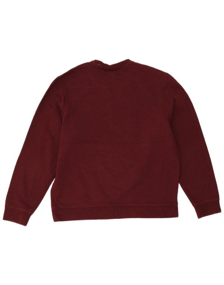 Bluza męska Lacoste, rozmiar 6, XL, bordowa bawełna