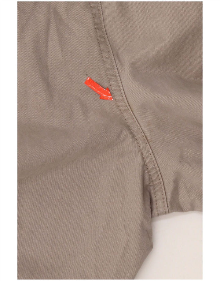 Damskie spodnie typu chino Regular Marks & Spencer W34 L29 Szara bawełna