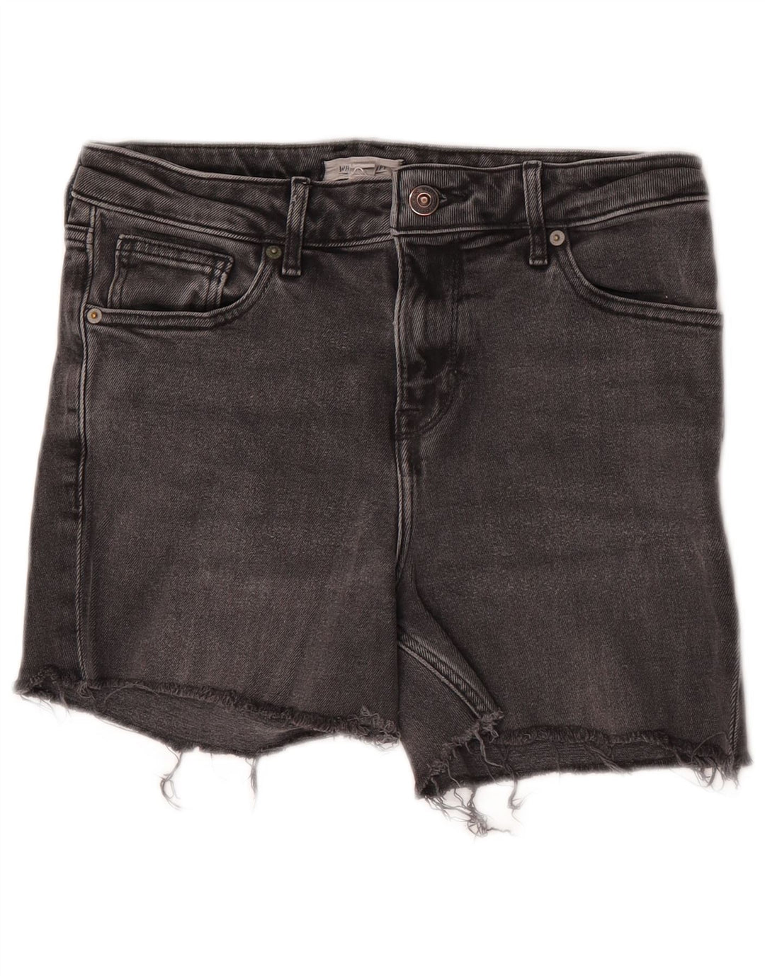 Damskie spodenki jeansowe White Stuff UK 10 Small W28 Szara bawełna