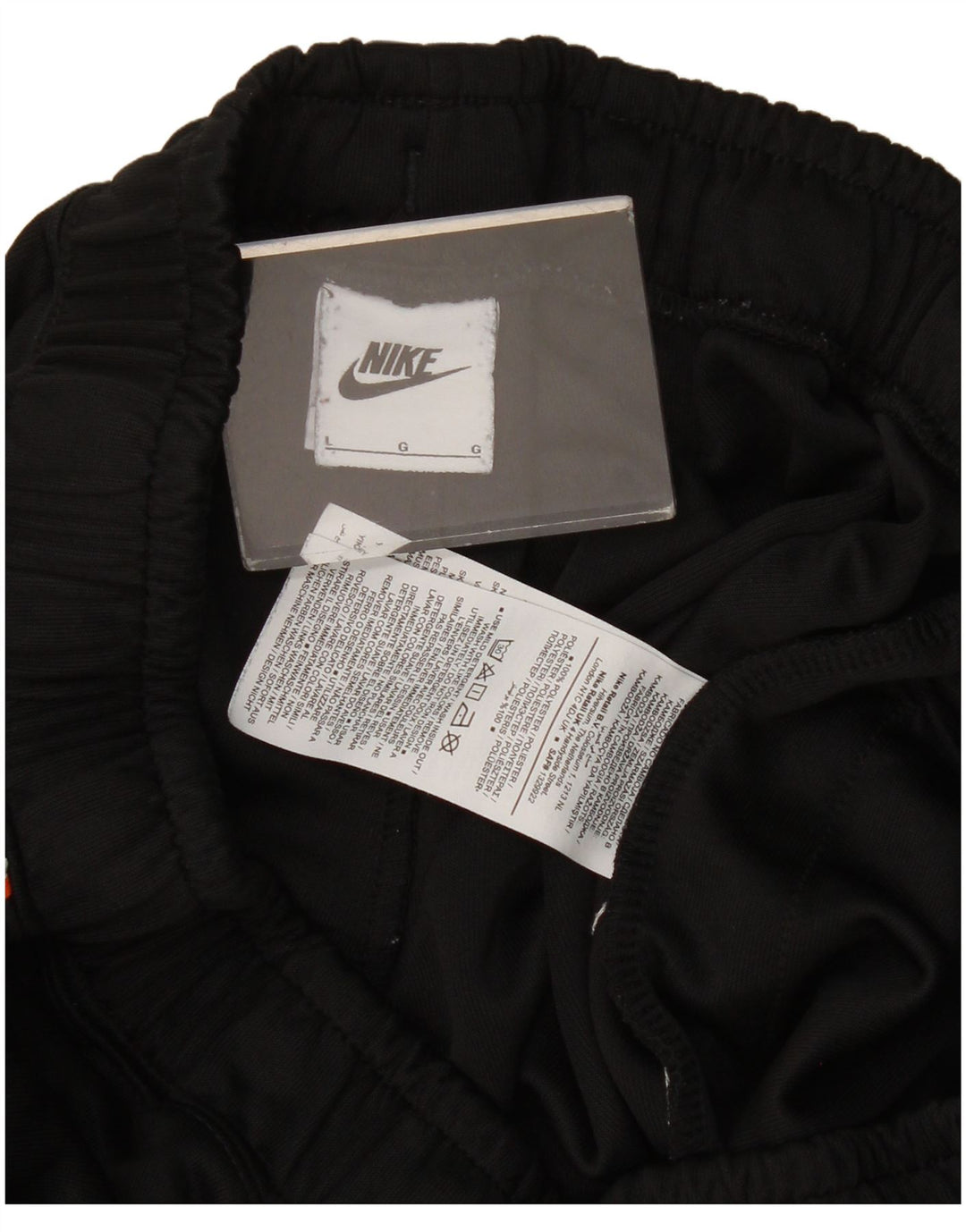 Damskie spodnie dresowe Nike Graphic Joggers UK 16, duże, czarne, poliestrowe