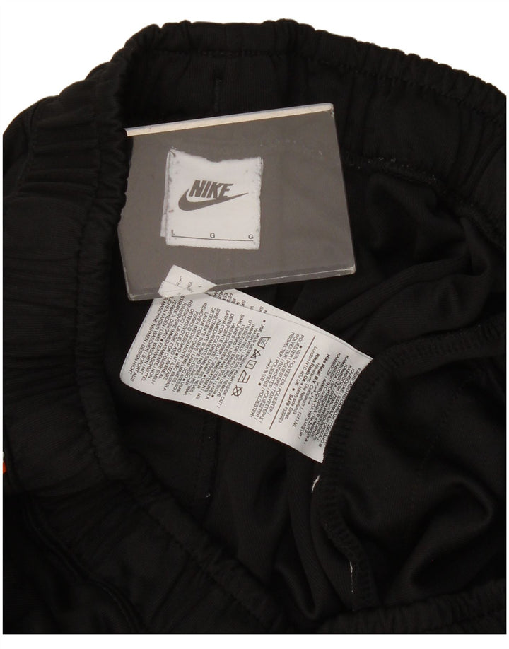 Damskie spodnie dresowe Nike Graphic Joggers UK 16, duże, czarne, poliestrowe