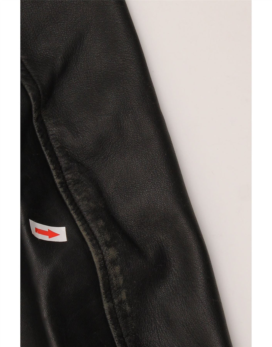 Męska kurtka skórzana VINTAGE UK 42 XL Czarna skóra