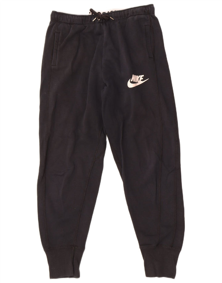 Męskie spodnie dresowe Nike, joggery, średnia czarna bawełna
