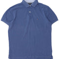 Męska koszulka polo Tommy Hilfiger, duża, niebieska, bawełniana