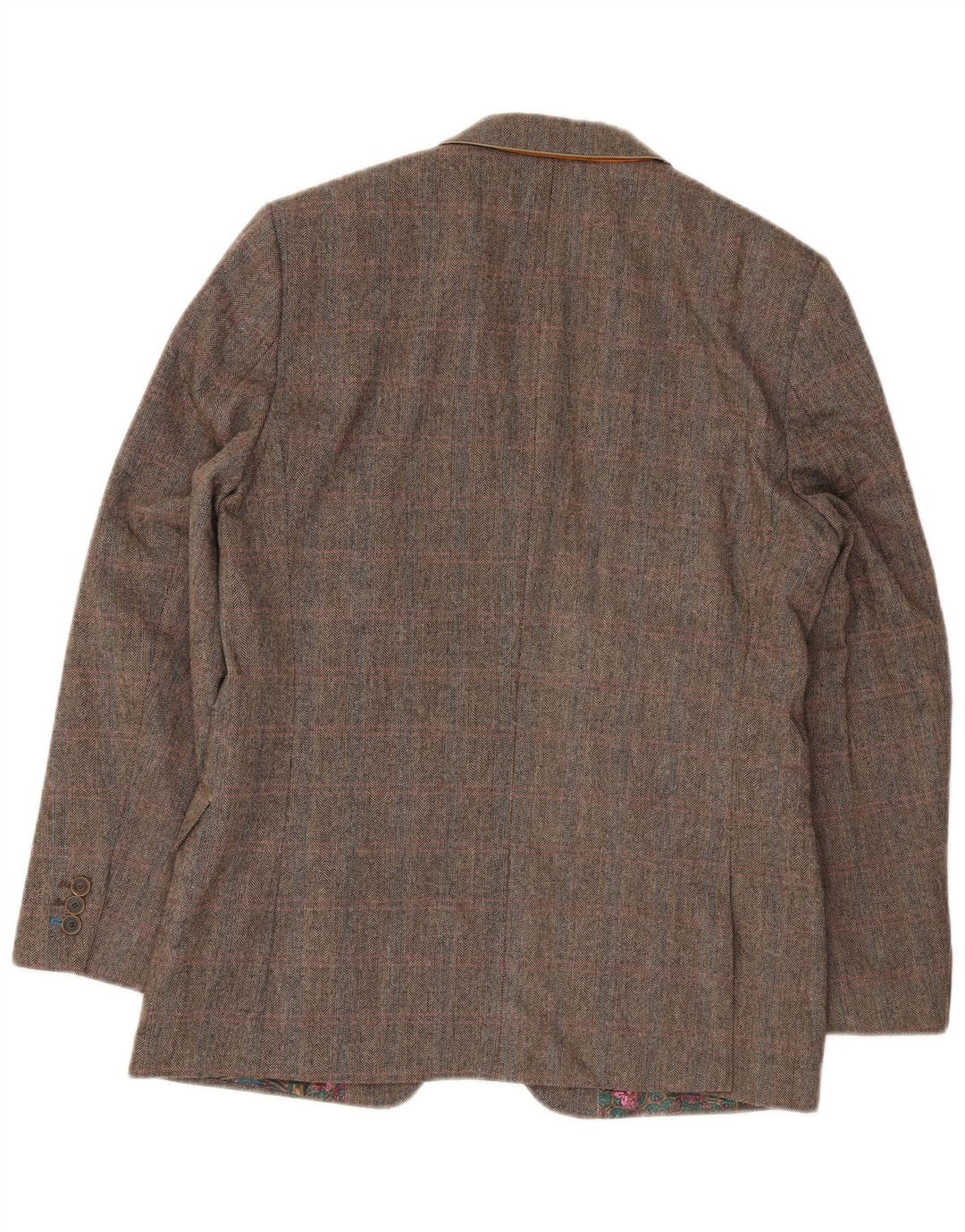 Męska marynarka Ted Baker o regularnym kroju, UK 40, duża, brązowa w jodełkę