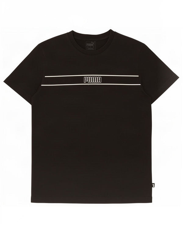 Męski T-shirt Puma z grafiką, średni czarny
