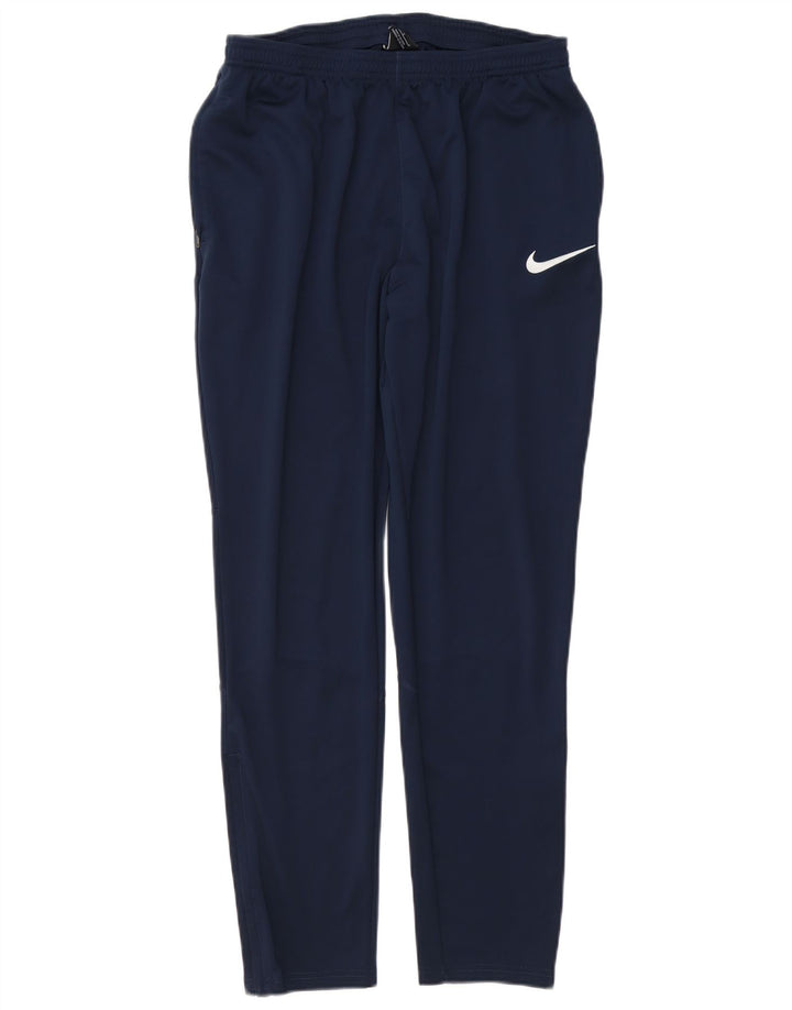 Męskie spodnie dresowe NIKE Dri Fit, duże, granatowe