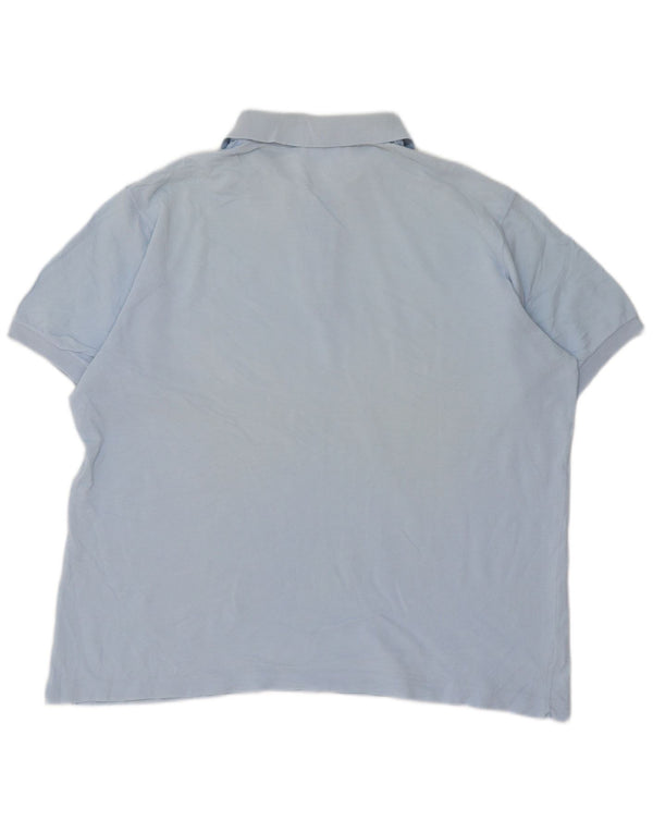 Męska koszulka polo Lacoste, rozmiar 7, 2XL, niebieska, bawełniana