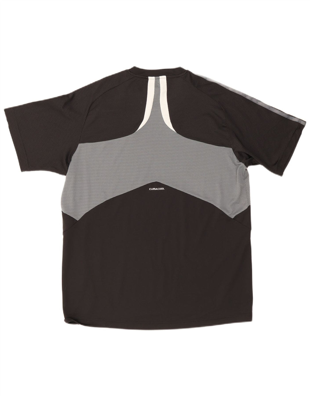 Adidas Męska koszulka Climacool Top, duża, czarna, z blokami kolorów