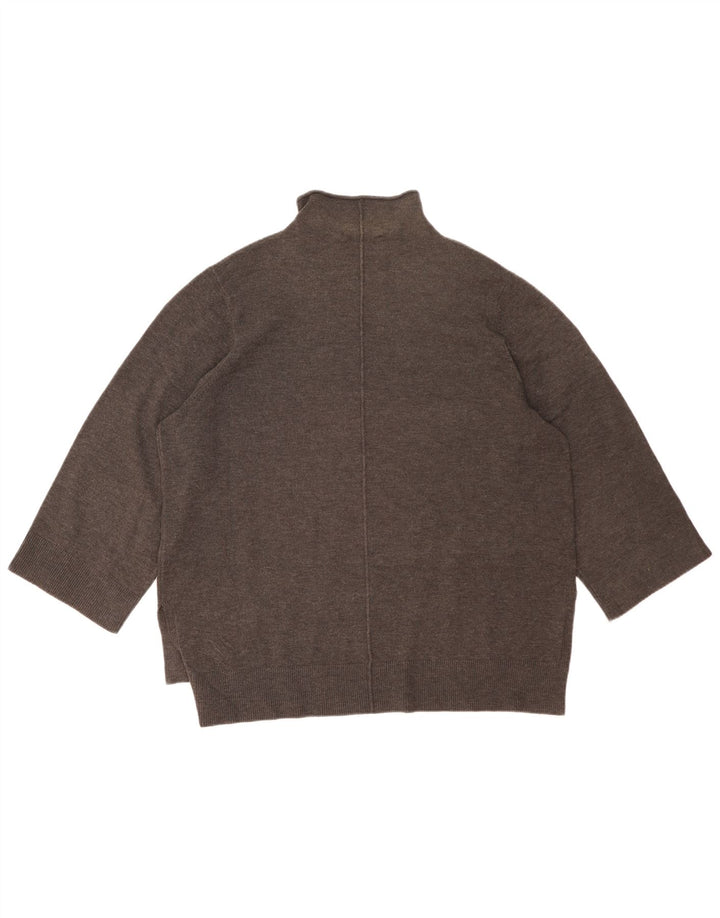 Damski sweter z golfem French Connection UK 18 XL, szary