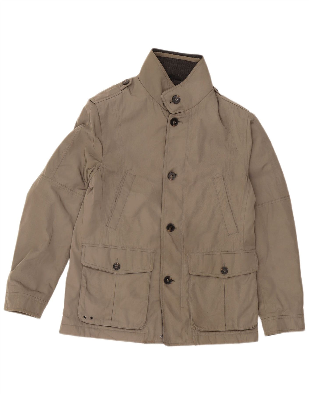 Marks & Spencer Damska kurtka wojskowa oversize UK 10, mała, beżowa