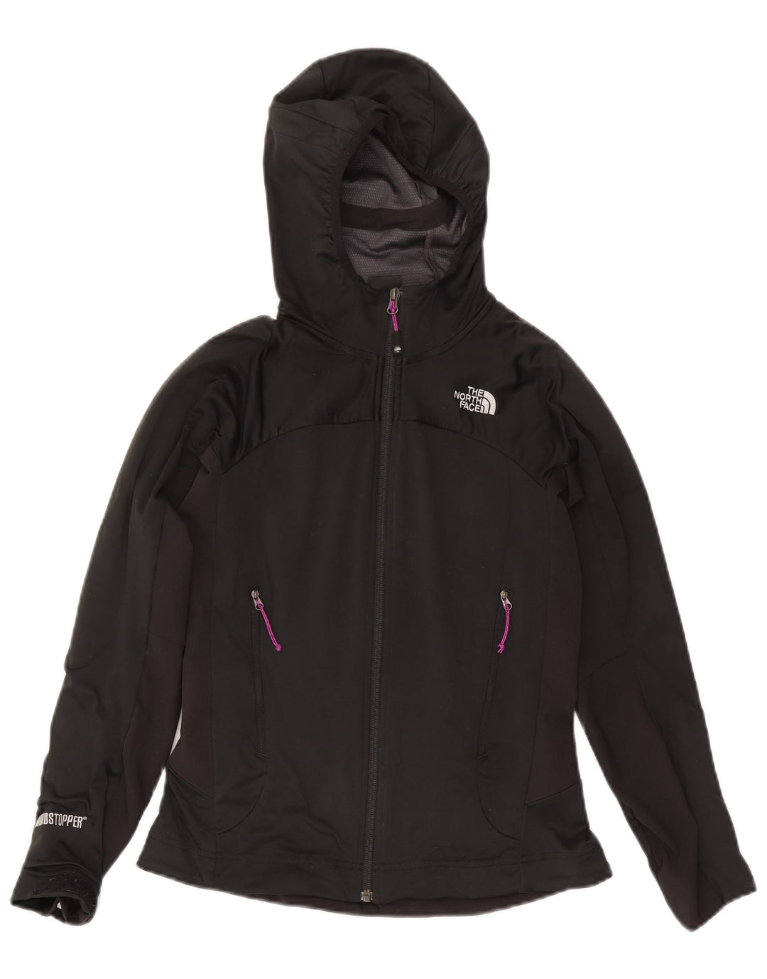 Damska kurtka dresowa The North Face UK 10, mała, czarna, z blokami kolorów