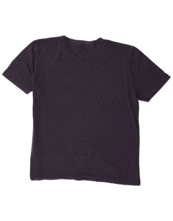 Męska koszulka z grafiką o regularnym kroju Tommy Hilfiger, 3XL, granatowa, bawełniana