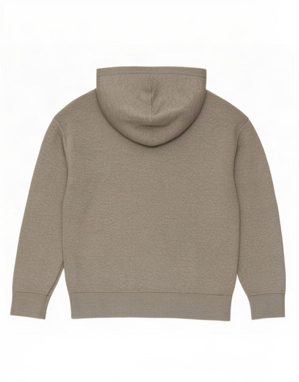 Damski sweter rozpinany z kapturem Marks & Spencer UK 14, średnioszara wiskoza