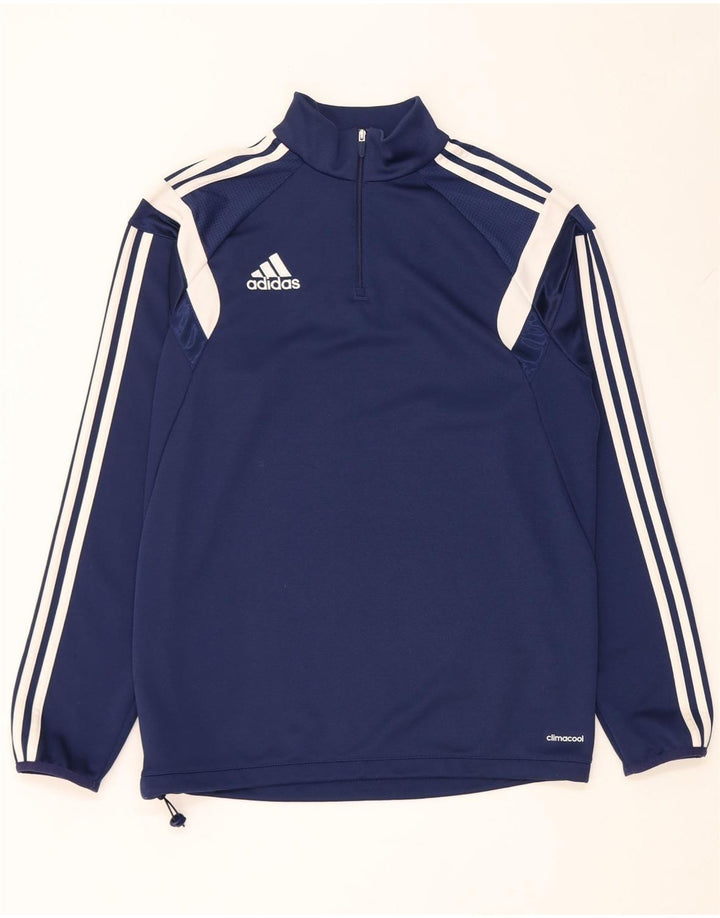 Adidas Męskie Climacool Pullover Dres Top Średni Granatowy Kolorblok