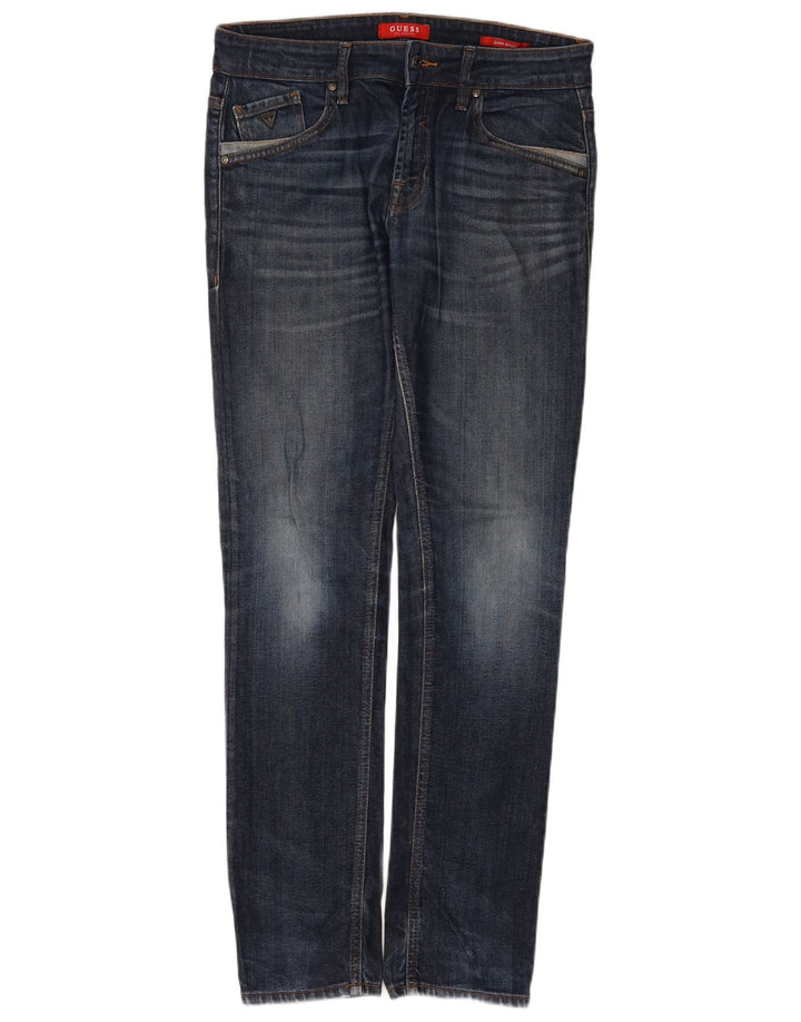 Męskie jeansy Guess Super Skinny W33 L32 Niebieskie