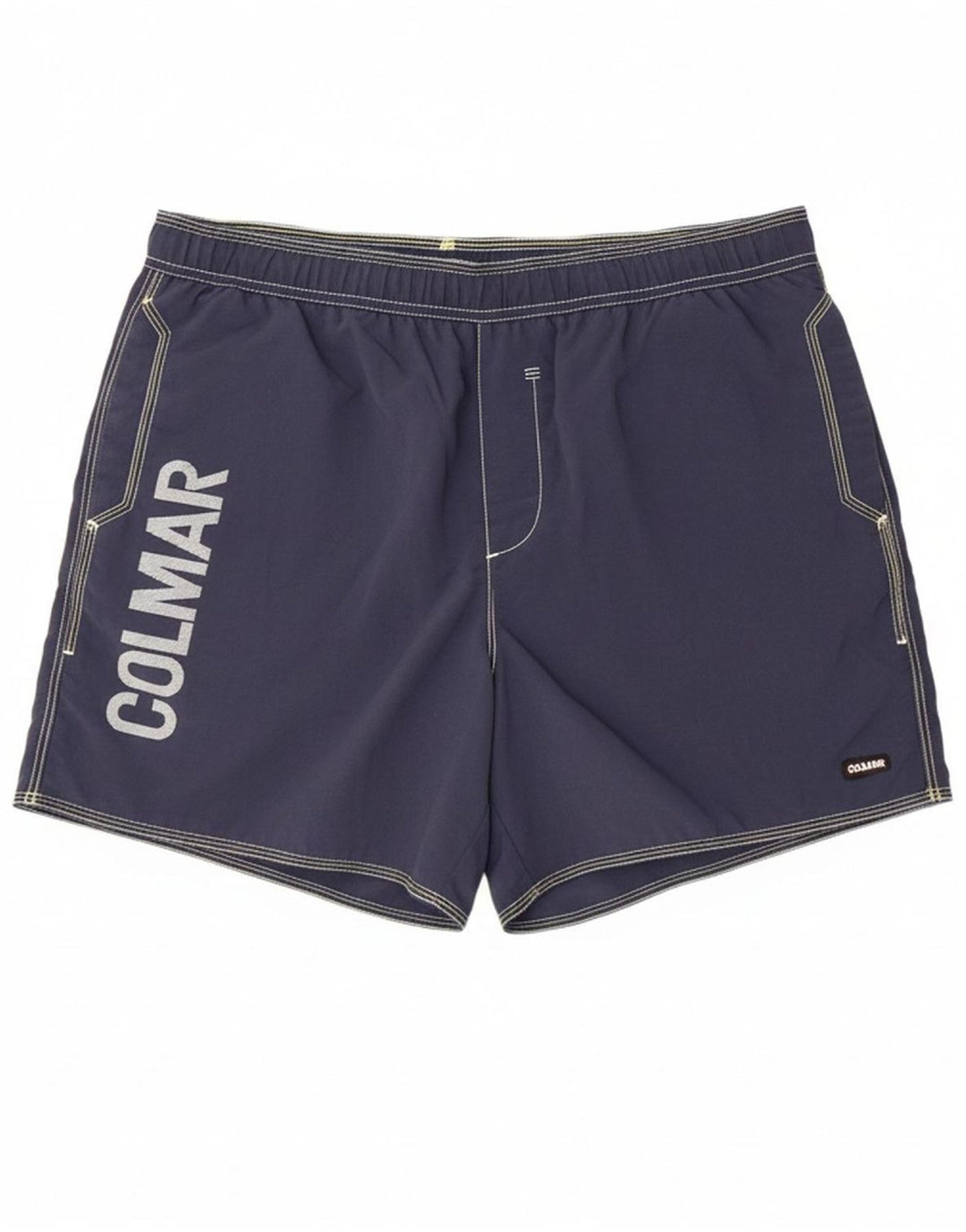 COLMAR Mens Graphic Swimming Shorts IT 54 2XL  Navy Blue Polyamide
