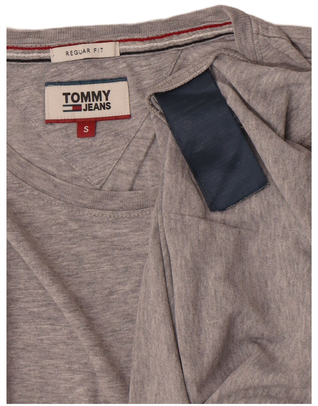 Koszulka męska Tommy Hilfiger Regular Fit, rozmiar S, szara, bawełniana