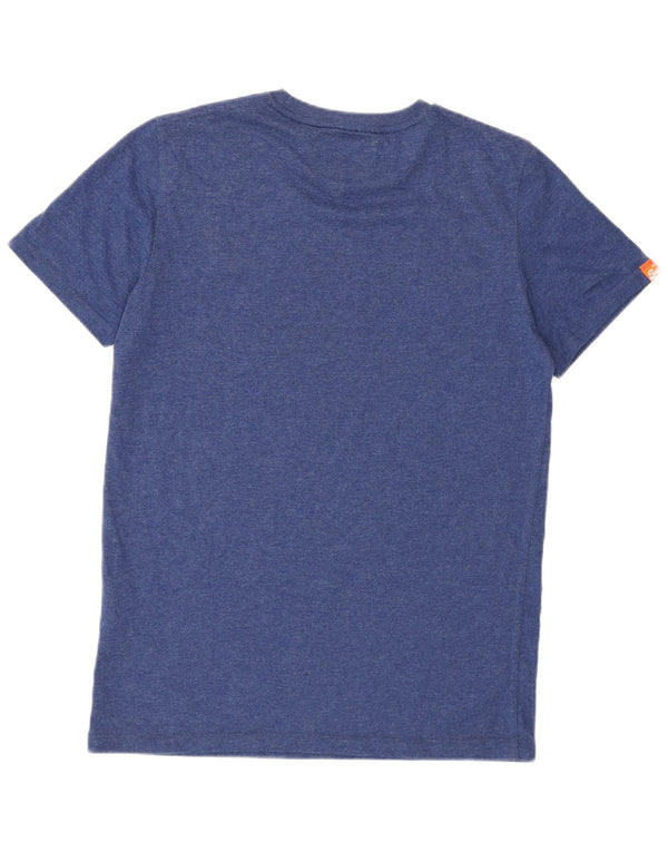 T-shirt męski Superdry, bawełniany, średni niebieski