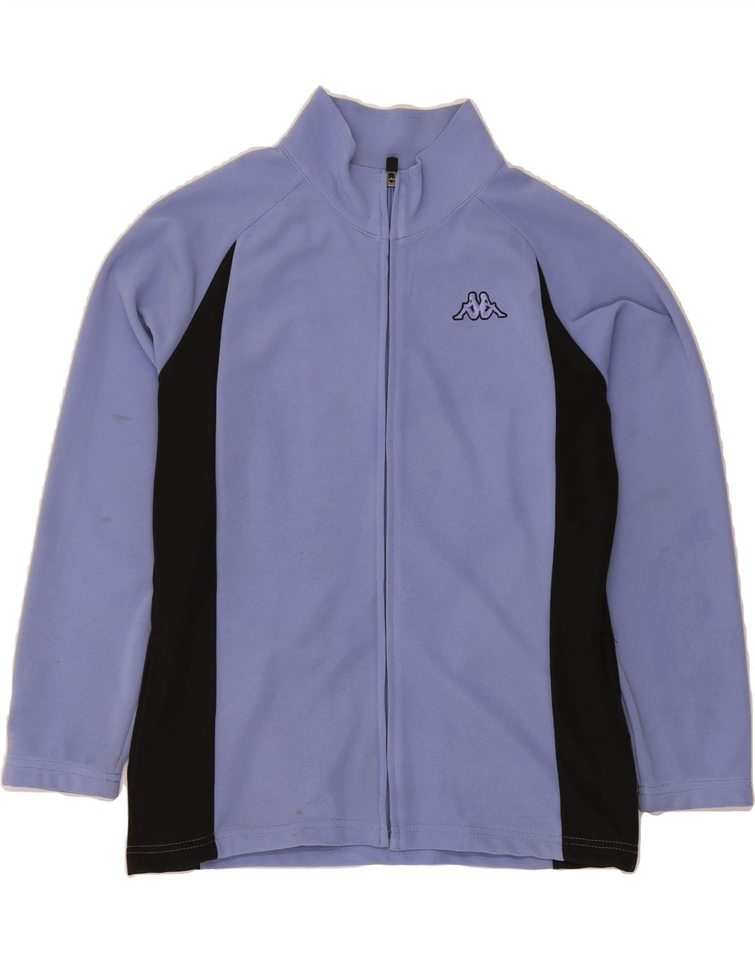 KAPPA Womens Tracksuit Top Jacket UK 18 XL Purple Colourblock Polyester Vintage Kappa and Second-Hand Kappa from Messina Hembry 