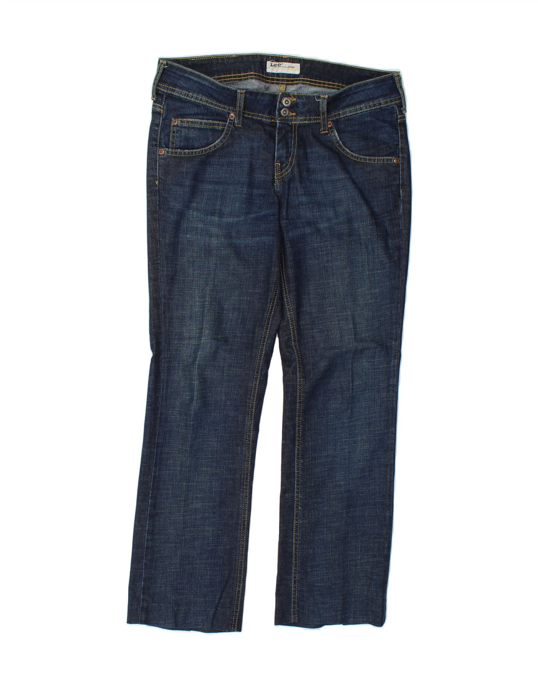 LEE Womens Cade   Straight Jeans W31 L27 Blue Cotton Vintage Lee and Second-Hand Lee from Messina Hembry 