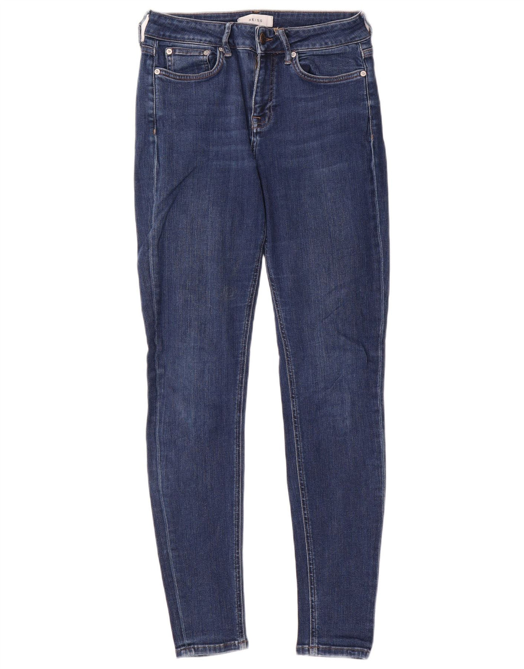 Damskie jeansy Skinny Reiss W29 L30 Niebieskie