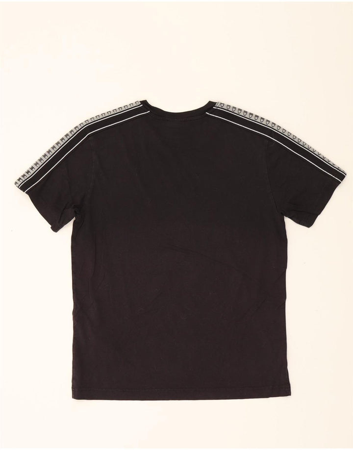 CHAMPION Mens Graphic T-Shirt Top Medium Black Cotton Vintage Champion and Second-Hand Champion from Messina Hembry 