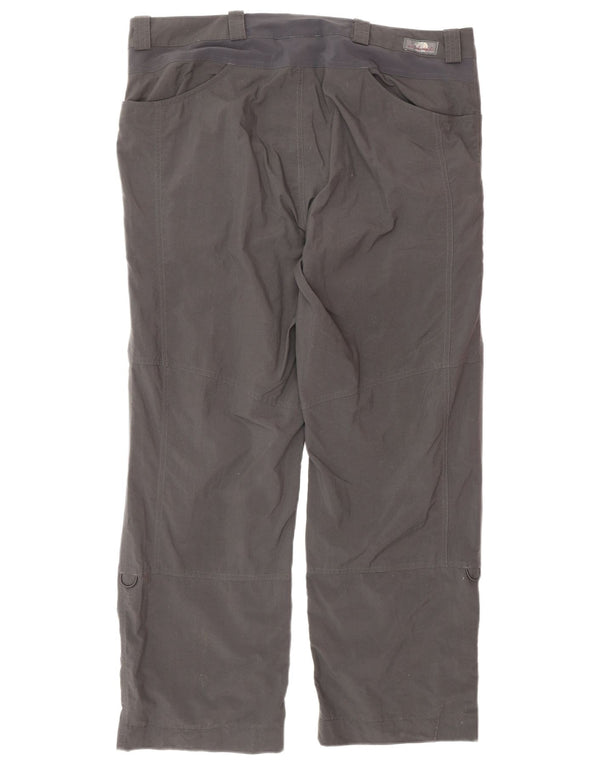 Męskie proste spodnie chino THE NORTH FACE W38 L29 Szary nylon z blokami kolorów